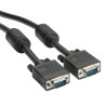 Cavo vga secomp roline hq + ferrite + ddc hd15 m/m 6m nero [11.04.5656]