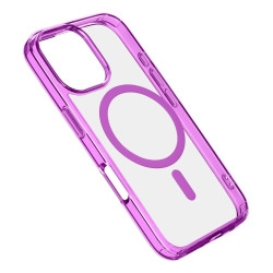 Custodia cellular line iconicmagiph16prmp iphone rosa/trasparente