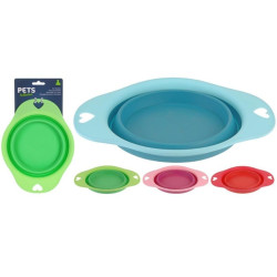 Ciotola koopman 172000140 per cani in silicone pieghevole 19cm 1l