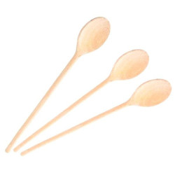 Cucchiaio sonda in legno di abete 3cm 3pz [legca0677]