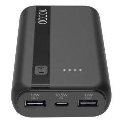 Powerbank cellular line pbentry10000k /usb/10000mah/nero