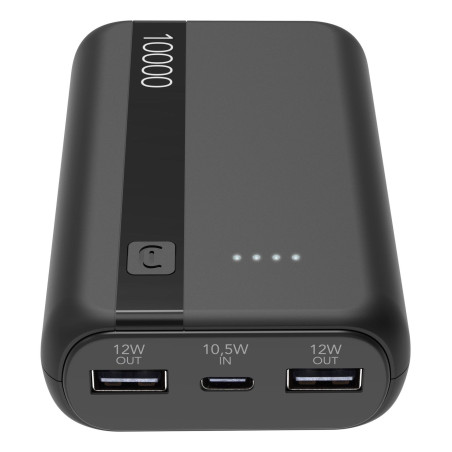 Powerbank cellular line pbentry10000k /usb/10000mah/nero