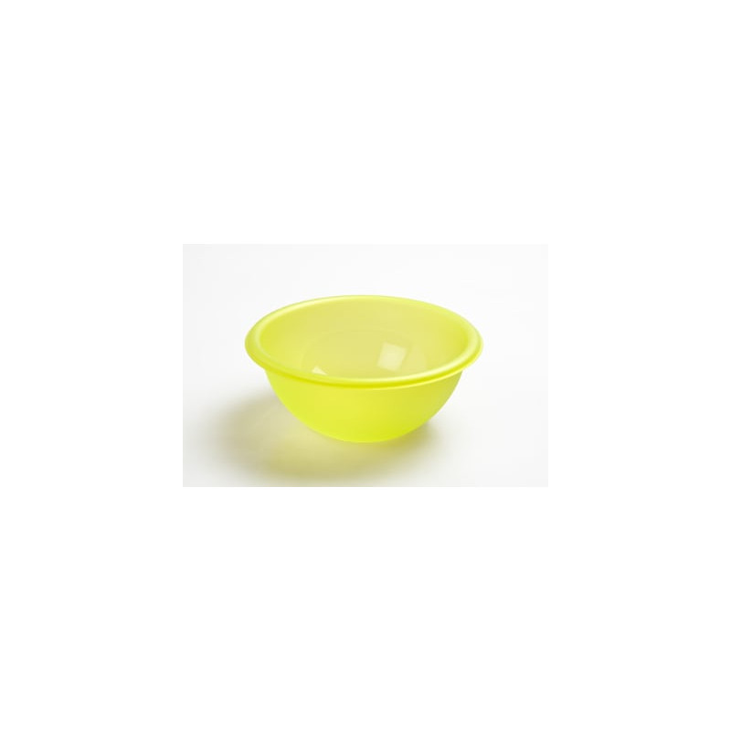 Ciotola dem in plastica con bordo 2.7l 24x9.5cm giallo [72204]