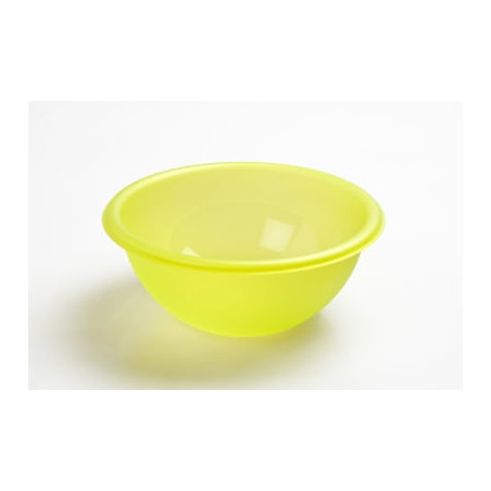Ciotola dem in plastica con bordo 2.7l 24x9.5cm giallo [72204]