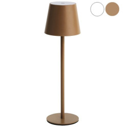 Lampada syntesy 11439 da tavolo pulsante touch 3000k luce led bronzo