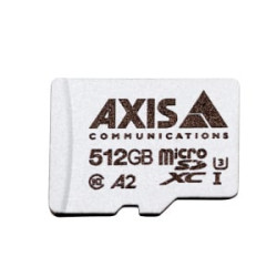512gb scheda microsdxc axis classe 10 per la videosorveglianza argento