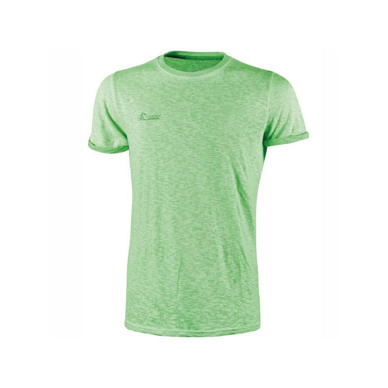 Maglietta u power t-shirt linea enjoy fluo abbigliamento da lavoro