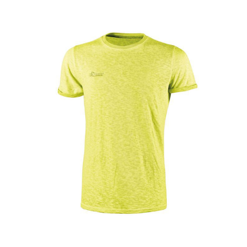 Maglietta u power t-shirt linea enjoy fluo abbigliamento da lavoro