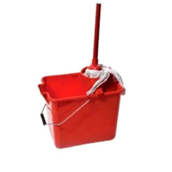 Secchio rettangolare utilplastic mocio 14l 4pz [21029]