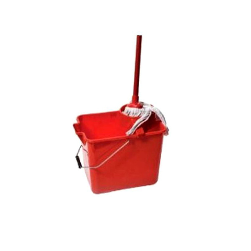 Secchio rettangolare utilplastic mocio 14l 4pz [21029]