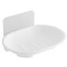 Portasapone xtra 11431 da muro con griglia 13x9.5x7.5cm bianco [r5340]