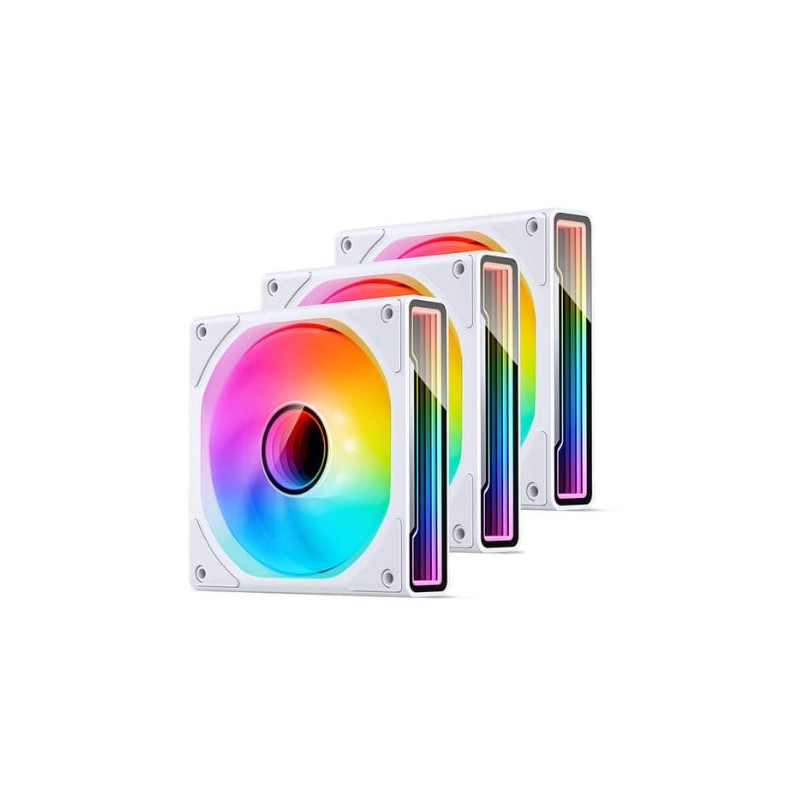 Ventole 120x120 jonsbo zk-120w rgb 120mm bianco