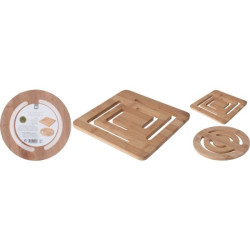 Sottopentola koopman in bambu 2 forme 20x20cm [784610370]