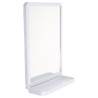 Specchio xtra 11428 rettangolare mensol 20x30cm bianco [r5290]