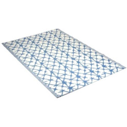 Tappeto da giardino koopman per interni/esterni 120x180cm blu/bianco