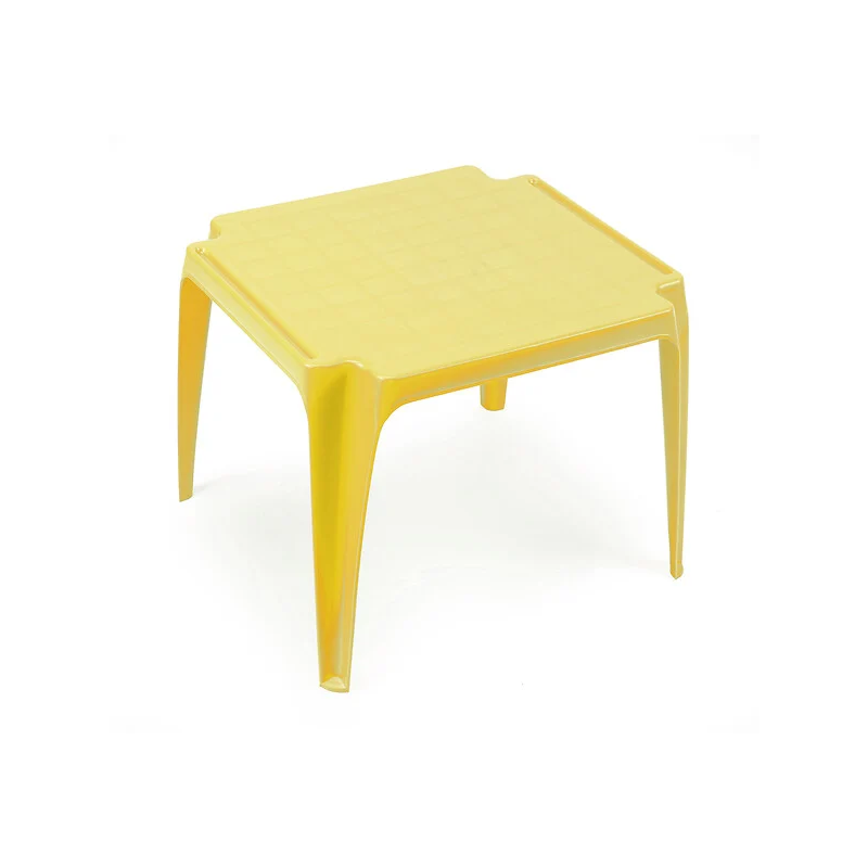 Tavolo progarden resina per bambini 55x50cm giallo [tba200gi]