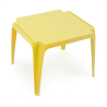 Tavolo progarden resina per bambini 55x50cm giallo [tba200gi]
