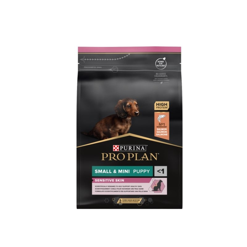 Mangime purina pro plan sensibile skin: cibo secco per cani di piccola