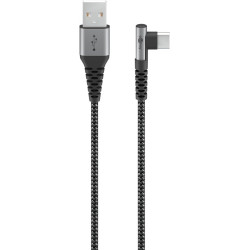 Cavo dati/ricarica goobay 64655 usb-c angolato a usb-a dritto