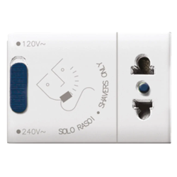 Presa rasoi ave ave441033rs domus s44 20va 230v bianco