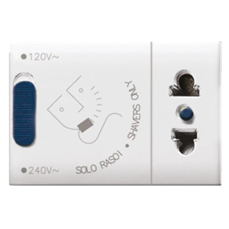 Presa rasoi ave ave441033rs domus s44 20va 230v bianco