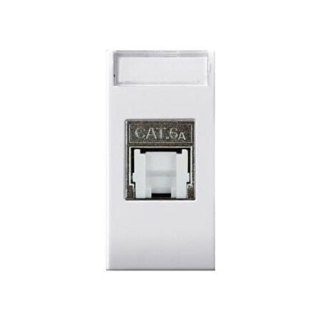 Presa trasmissione ave rj45 cat6as domus s44 bianco