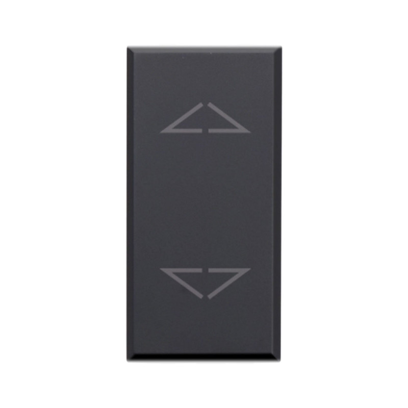 Commutatore ave tekla s44 2 pulsanti 1p 10ax 250v 1 modulo grigio