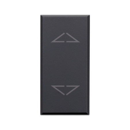 Commutatore ave tekla s44 2 pulsanti 1p 10ax 250v 1 modulo grigio