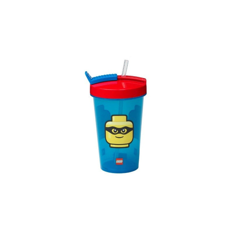 Tazza room copenhagen lego con cannuccia iconico classico bright