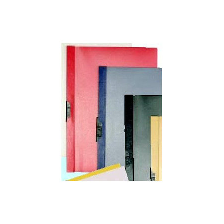 Cartellina con fermafogli methodo a molla dorso 5mm blu spring file