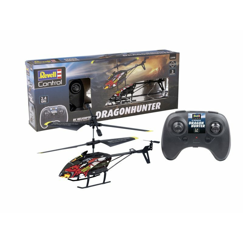 Elicottero radiocomandato revell 23990 dragon hunter nero [23990]