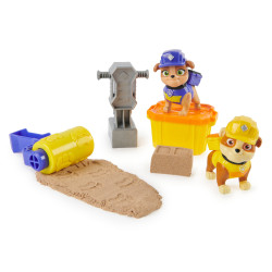 Set di figurine spinmaster rubble & crew 2 figurine con accessori