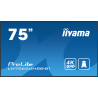 Monitor digital signage led 74.5" iiyama lh7565uhsb-b1 4k