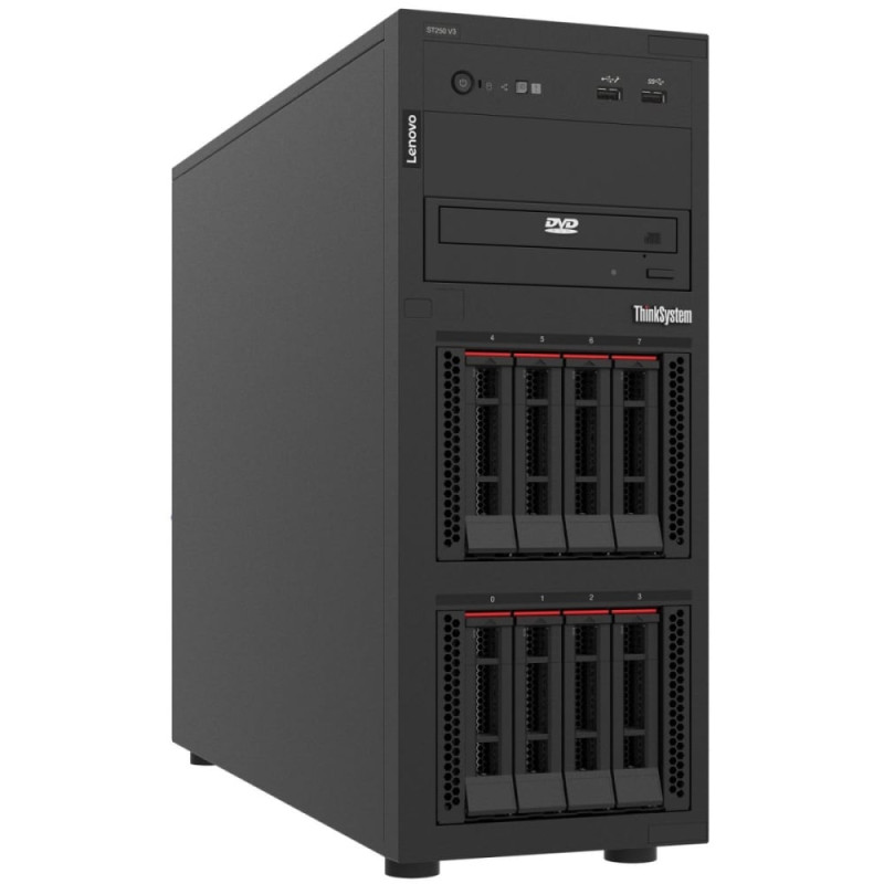 Server rack lenovo thinksystem st250 v3 32gb/4u/2.9ghz/nero [7dcea02wea]