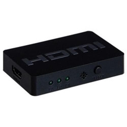 Mini switch link 4kx2k@30hz 3 porte hdmi con telecomando nero [lkhds3]