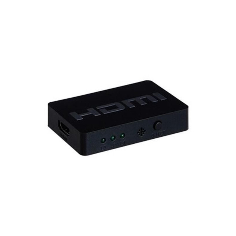 Mini switch link 4kx2k@30hz 3 porte hdmi con telecomando nero [lkhds3]