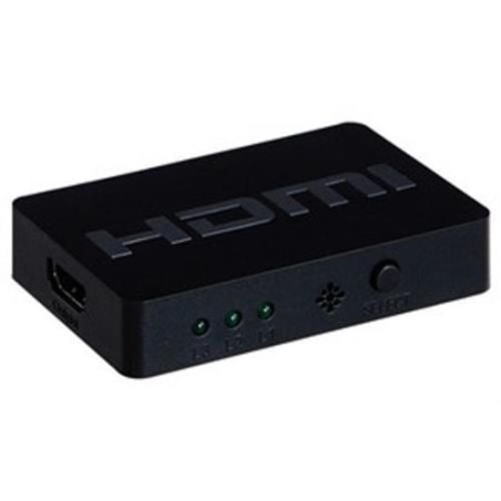Mini switch link 4kx2k@30hz 3 porte hdmi con telecomando nero [lkhds3]