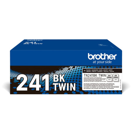 Toner brother tn-241bk cartuccia originale 2pz nero [tn241bktwin]
