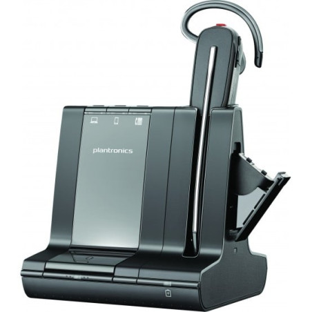Auricolare hp poly savi 8245-m dect wireless con microfono nero