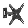 Supporto tv techly a muro universale 2 snodi per tv 13-42''