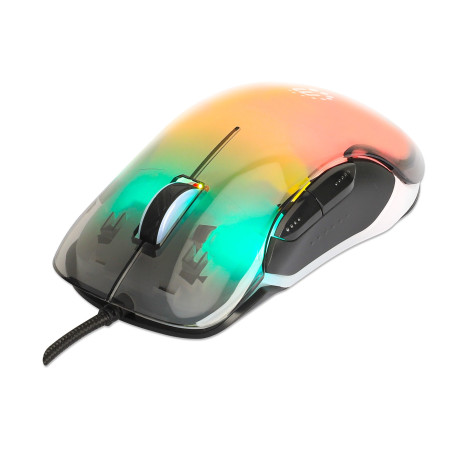 Mouse manhattan usb/ottico 12800dpi multicolore
