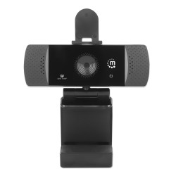 Webcam manhattan usb quad-hd 1440p con cancellazione del rumore