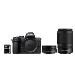 Fotocamera nikon z50 ii+z dx 16-50mm vr+z dx 50-250mm nero
