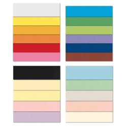 Cartoncini colorati favini prisma 220 cardboard 70x100cm nero 10pz