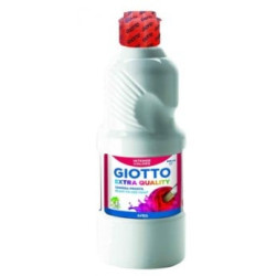 Barattolo di tempera acrilica giotto 500ml bianco [f532801]