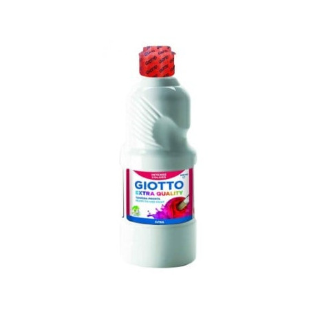 Barattolo di tempera acrilica giotto 500ml bianco [f532801]