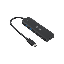 Hub equip usb 3.2 tip-c 4 porte nero [128964]