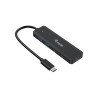 Hub equip usb 3.2 tip-c 4 porte nero [128964]