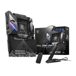 Scheda madre msi meg z890 unify-x atx 2x ddr5 nero/giallo oro