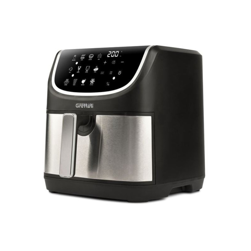 Friggitrice ad aria calda g3 ferrari g10191 elettrica/con grill/2200w/8l/nero/acciaio